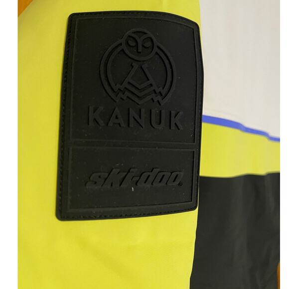 Ski-Doo Womens Size Medium NWT Insulated Typha X KANUK Jacket Hi Vis Yellow NEW - Picture 7 of 13